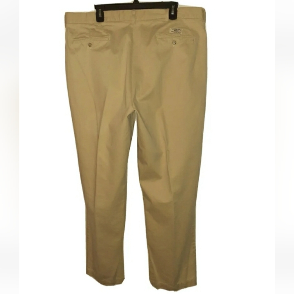 Men's 40/32 POLO Ralph Lauren ANDREW PANT, Cream Khaki Pleated Chinos